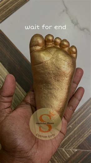 3d baby hand toe casting impression | box frame | trichy | custom gifts