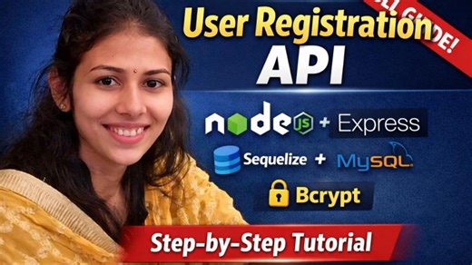 Secure Node.js User Registration API with MySQL Sequelize | Ranjna Devi posted on the topic | LinkedIn