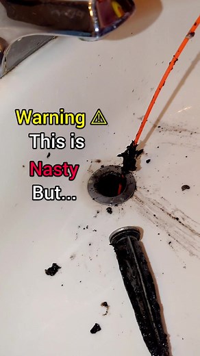 19K views · 89 reactions | If you have a clogged or slow drain just weasel your way out of it #drain #clog #weasel #hair #backup #hometips | Revive Home Tips | Facebook