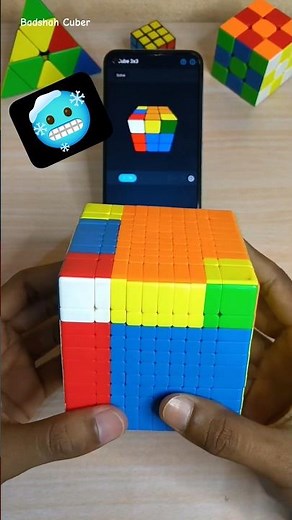 Digital Ai Cube Solver 🥶 | 10by10 Cube Solve By Ai| #rubikscube #shorts #trending #viral