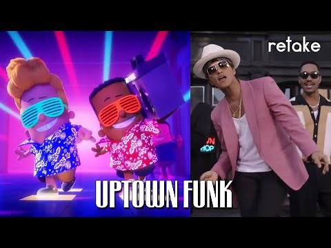 BRUNO MARS - UPTOWN FUNK Cartoon Dance MIx