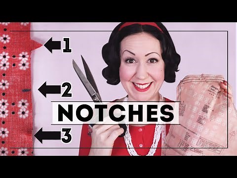 NOTCHES - 3 ways to mark notches on sewing patterns beginner to advanced (and what to use them for!)