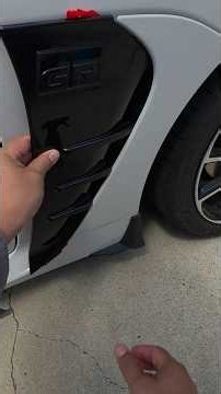 GR86 brake fender vent + door stabilizers TRD #gr86 #toyota #racing #mechanic #car