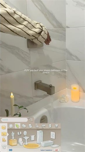 POV: you built your dream bathroom in The Sims 4 #sims4 #thesims4