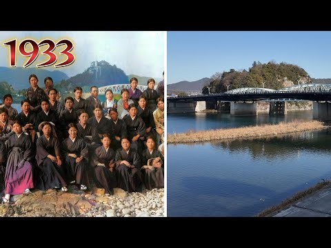 1933年 【改訂版】女学生が記念撮影した場所はどこですか？