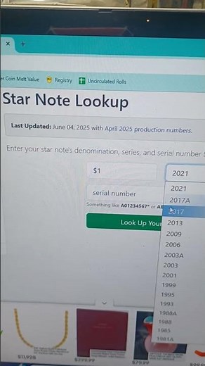 Short #338: Star Note Lookup
