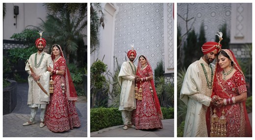 In Pictures: Star striker Mandeep Singh weds flamboyant defender Udita Duhan in a hockey match made in heaven