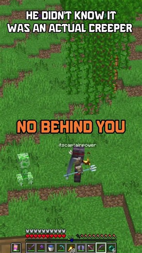 Why didn't he get the hint 😭 #minecraft