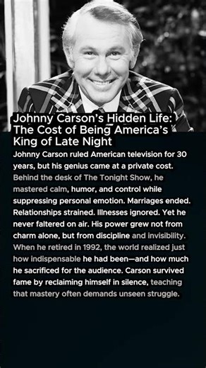 Johnny Carson’s Hidden Life: The Cost of Being America’s King of Late Night 💔