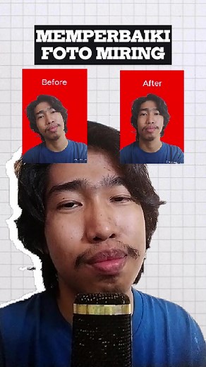 Tutorial Edit Foto Miring Jadi Lurus