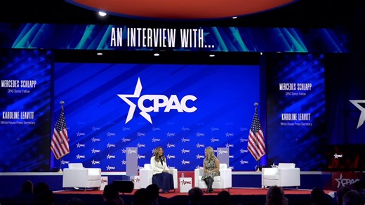 President Trump is working 24/7 for the American people, bringing steady energy, clear leadership, and a real commitment to the working men and women who power this nation. Press Secretary Karoline Leavitt at CPAC DC 2025. Join us at CPAC USA 2026 in Texas, March 25–28, to see more phenomenal speeches. | CPAC