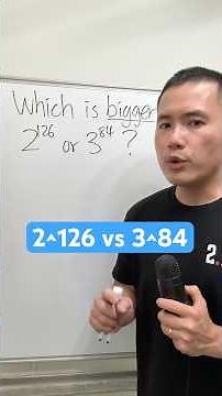 Which is bigger: 2^126 vs 3^84?