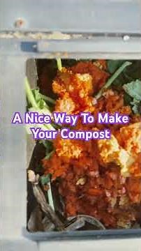 Easy Composting at Home with a Tumbler #compost #composting #organicgardening