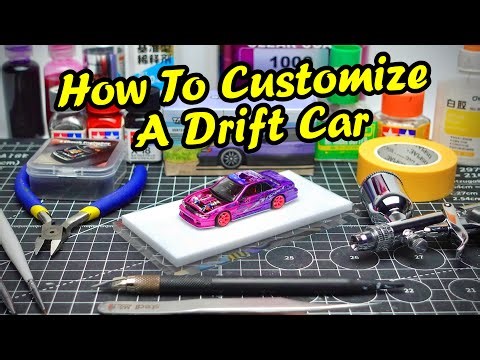HOW TO CUSTOMIZE A DRIFT CAR 1/64 DIECAST