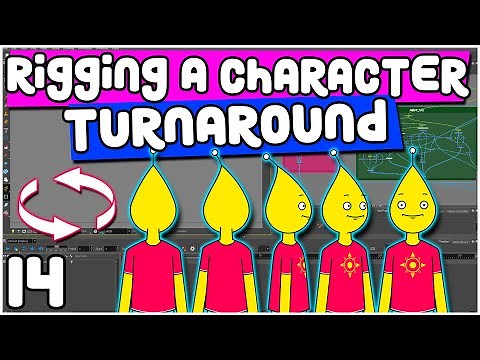 Character TURNAROUND | Toon Boom Harmony Rigging Tutorial | Part 14