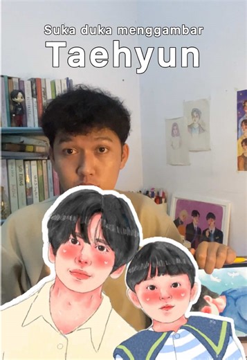 Taehyun's Transformation in Fan Art from TOMORROW X TOGETHER