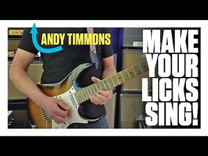 Andy Timmons: Using string bending and chromaticism to connect melodic phrases