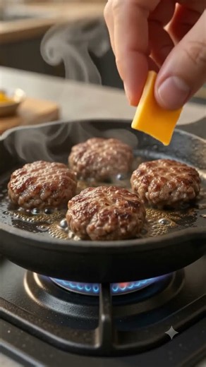 Miniature Burger Sliders 🍔🧀 | Ultra Realistic Mini Cooking | Juicy Cheeseburger ASMR #shorts