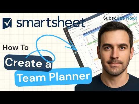 How to Create a Team Planner in Smartsheet (Step-by-Step Guide) | Smartsheet 2026