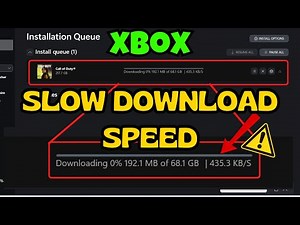 Xbox slow downloading speed Fix