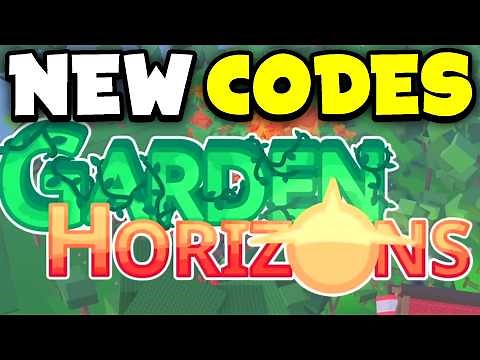 All NEW Codes in Garden Horizons Roblox