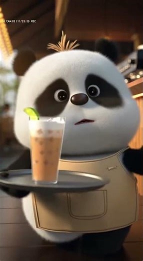 Cameras Capture A Baby Panda in Impossible Motion