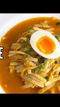 Enjoy a comforting and delicious bowl of FILIPINO MIKI NOODLE SOUP