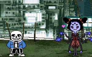 【MUGEN】Sans VS Muffet