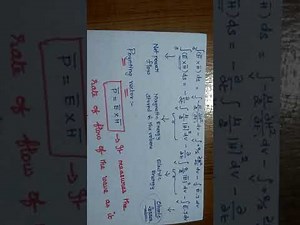 Poynting Theorem and Poynting Vector