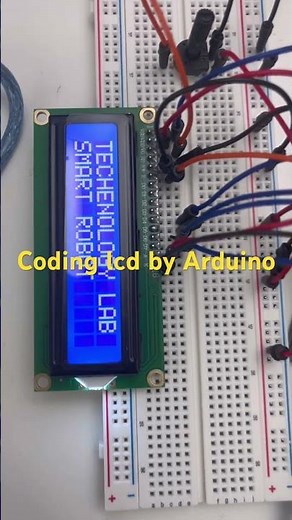 How to write coding for lcd screen with Arduino #arduino #arduinoproject #coding #programming