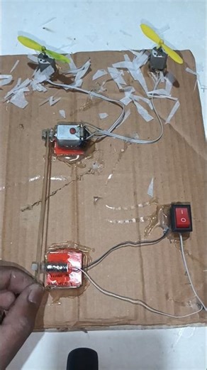 Running 2mini drone motor with world's smallest Dynamo motor #TechExperiment#DIYProjects #MiniDrone