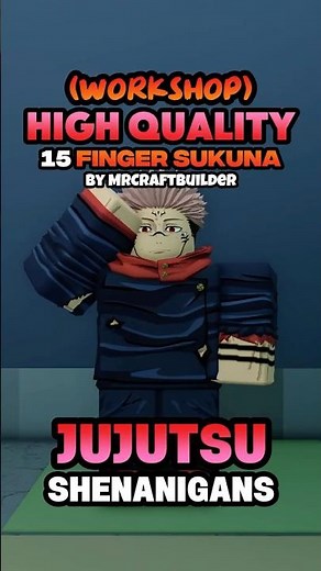 JJS Sukuna Moveset 15 Finger (Jujutsu Shenanigans) #jujutsushenanigans #jjs #roblox