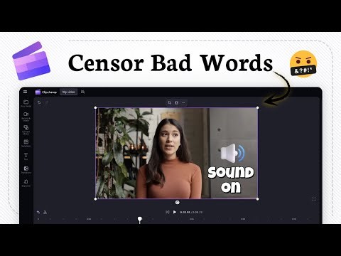 How to bleep out bad words in Clipchamp (Audio Clean)