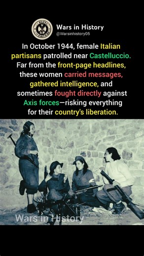 Female Partisans of Italy 🇮🇹 | WWII's Forgotten Fighters #ww2