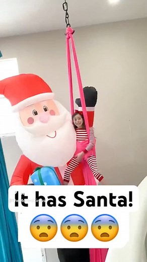 69 reactions | It kidnapped Santa!! The McFive Circus loves Christmas! #themcfivecircus #aerialsilks #circus #christmas#christmasdecorations #Christmas #holidays #stunts #kidsvideos #christmas #funnykids #circus #santaclaus | The McFive Circus | Facebook