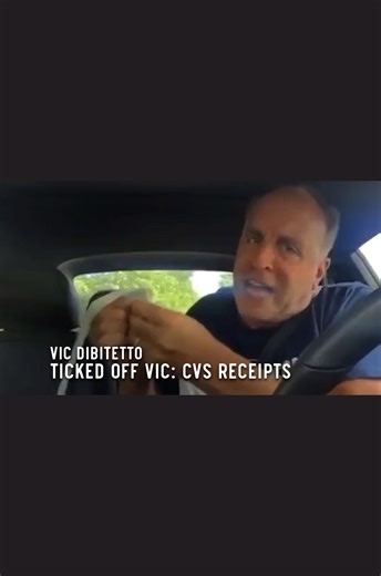 48K views · 1.3K reactions | Ticked Off Vic: CVS Receipts | Vic DiBitetto | Facebook