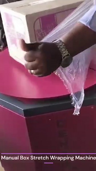 Manual Box Stretch Wrapping Machine
