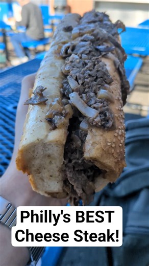 Philly's BEST Cheese Steak! #phillyfood #cheesesteak #coreywagner #phillyfoodie