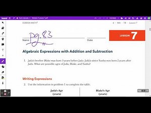 Eureka Squared - Grade 6 - Module 4 - Lesson 7