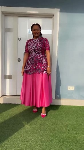 Firstlady Dress - African Print Maxi Dress