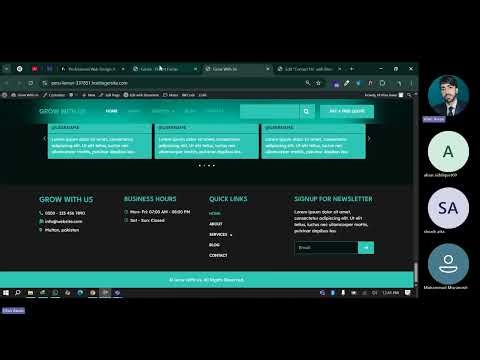 42. Fluent Form & Contact Us Page | Complete Portfolio Website Design Tutorial