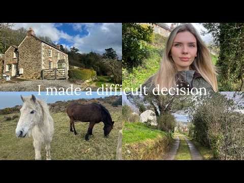 Changes to my old school life in Cornwall, feeling lonely, Home Cooking Vlog & Grandma Core