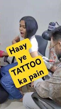 Haay Ye Tattoo Ka Pain 😖💉 | Dard Hota Hai Phir Bhi Tattoo Banwana Hai | Real Tattoo Experience