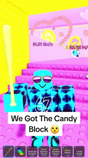Candy Block Challenge in Escape Tsunami