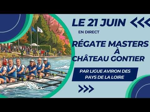 Régate Masters en aviron à Château-Gontier – Pays de la Loire