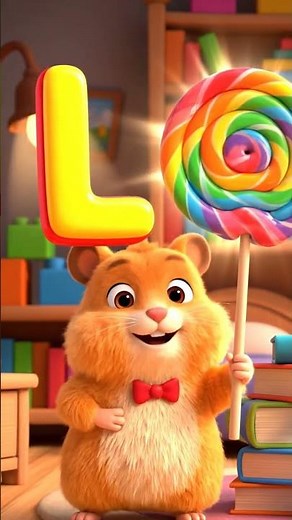 Meet the Adorable Hamster Teaching You the Letter "L"! 🐹✨
