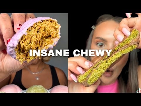 Impossible Not To Crave These Dubai Chewy Cookies 🍪 Satisfying ASMR (No Talking)