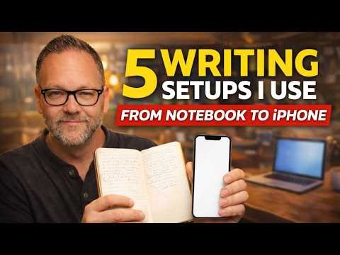 5 Writing Setups I Use (From Notebook to iPhone)