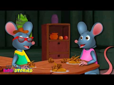 सिटी माउस और कंट्री माउस |The City Mouse And Country Mouse|Hindi Bedtime Stories|Videogyan Stories
