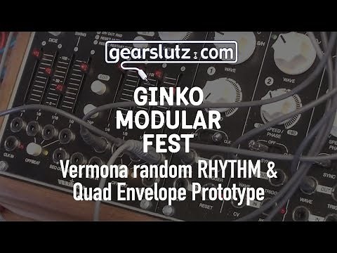 Vermona random RHYTHM - quadroPOL - quad envelope prototype @ Ginko Modular Fest 2017